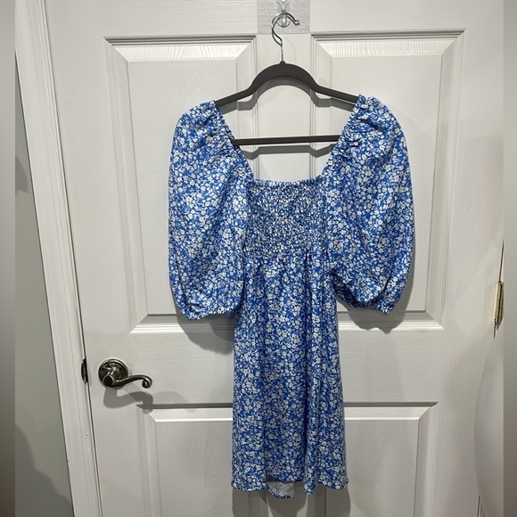 Tuckernuck Cameron Eubanks blooms on board floral Annie smocked dress XXS - Picture 3 of 8